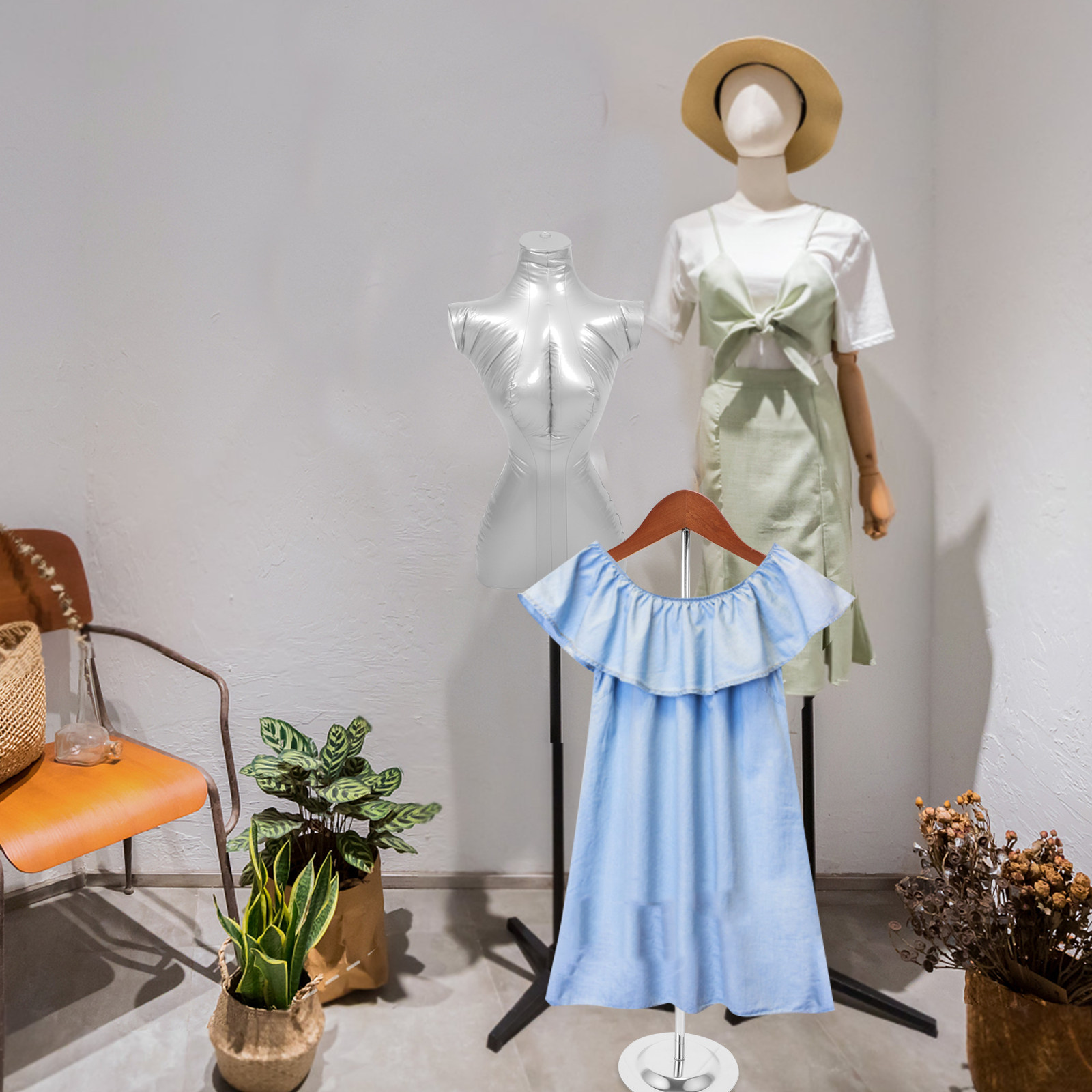 Baby Clothing Store - Support d'affichage de vêtements en forme