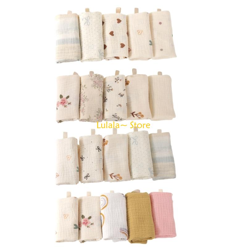 Printed Bibs Pack - Y4QA – lot 5 gants toilette