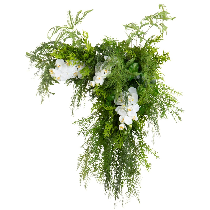 Baby Clothing Store - Décoration murale florale artificielle CX, plante