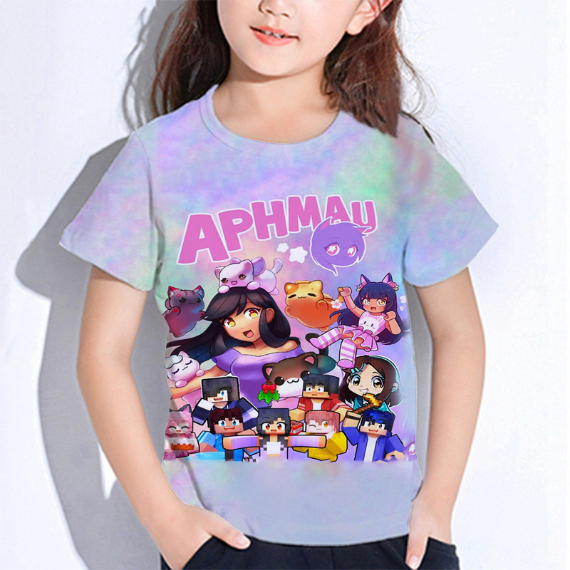 Baby Clothing Essentials - Aphmau-T-shirt manches courtes pour enfant, vêtement