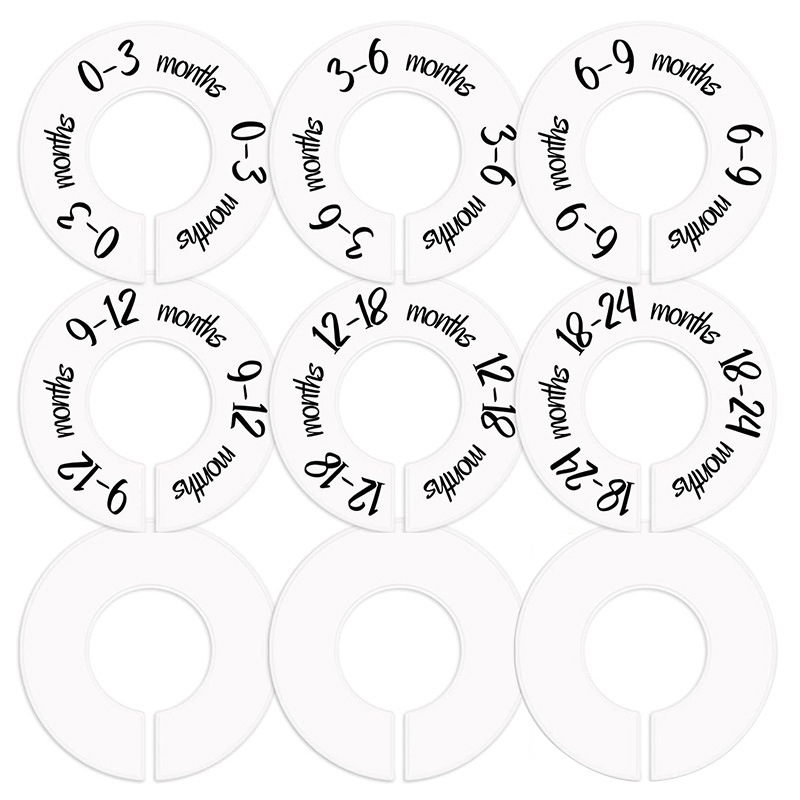 Baby Clothing Store - Cintres Ronds Multi-Tailles pour Gril de