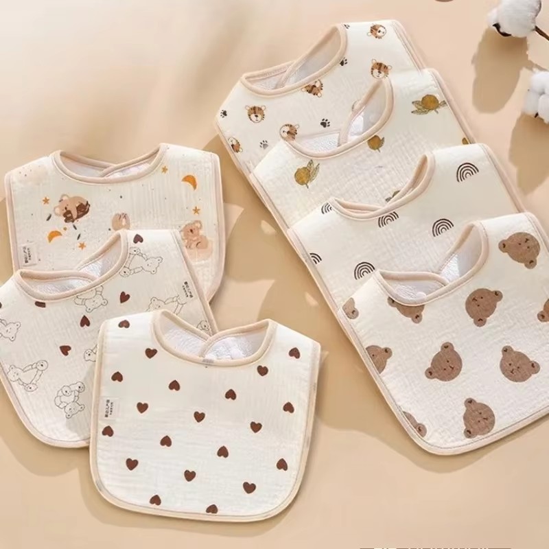 Printed Bibs Pack - Lot de 7 bavoirs pour bébé