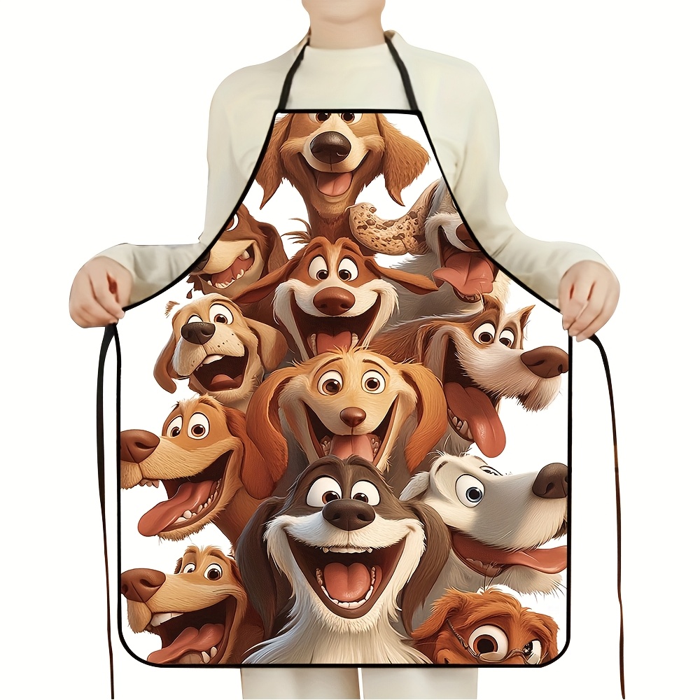 Printed Bibs Pack - Tablier motif chien de dessin animé