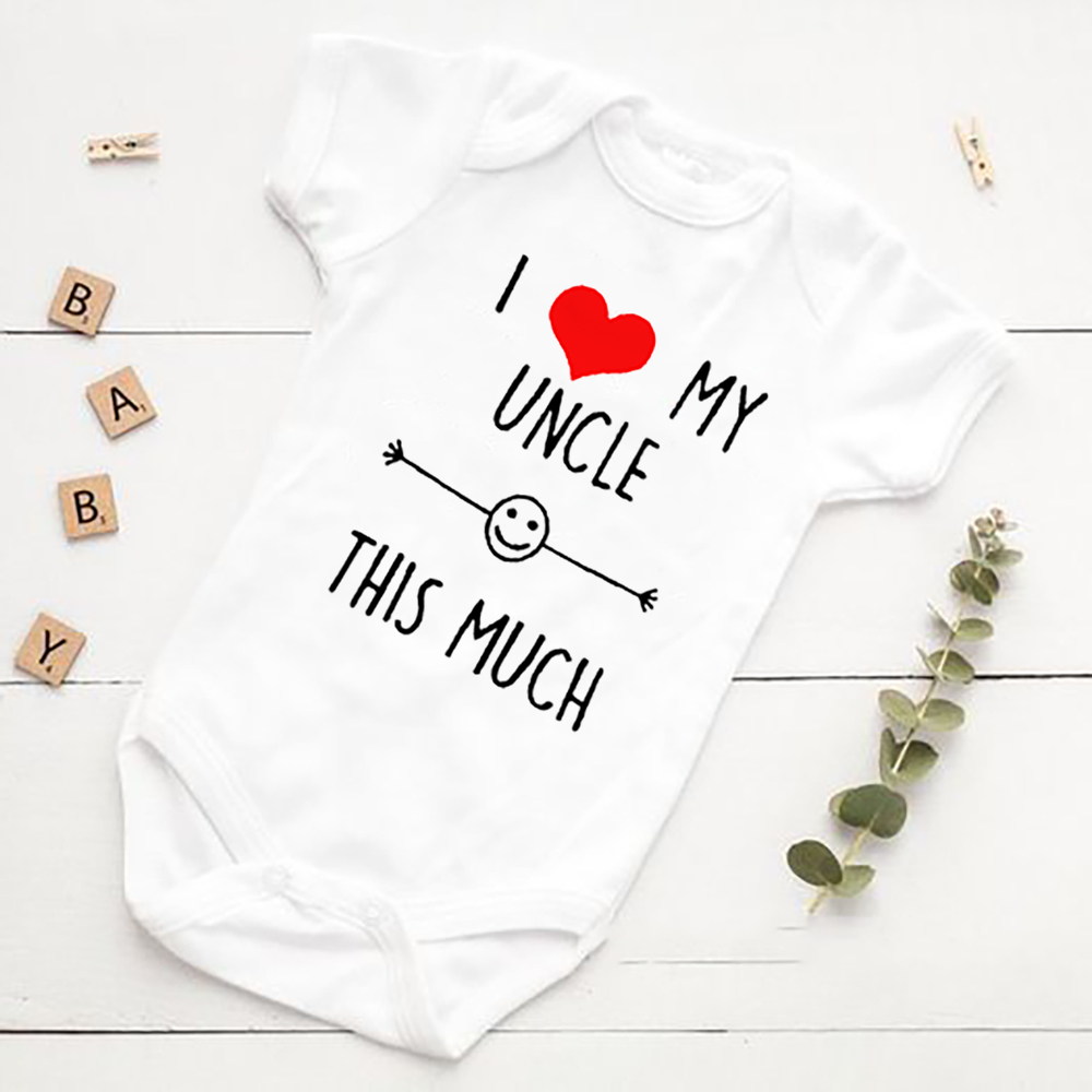 Baby Clothing Brand - J'aime mon oncle ce beaucoup nouveau-né