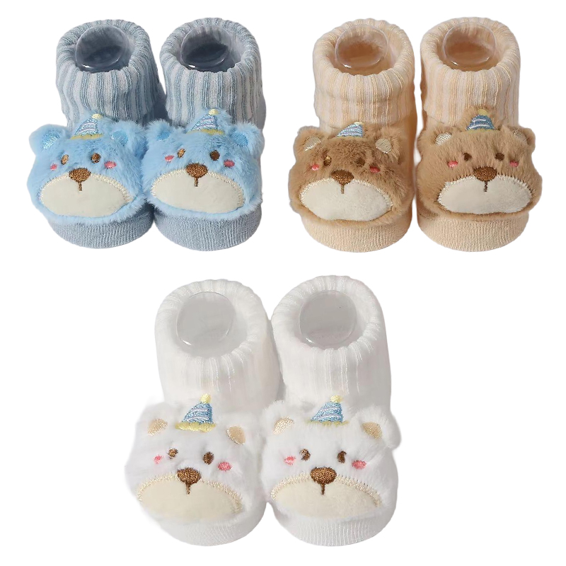 Baby Clothing Essentials - 3 paires/ensemble bébé chaussettes filles garçons