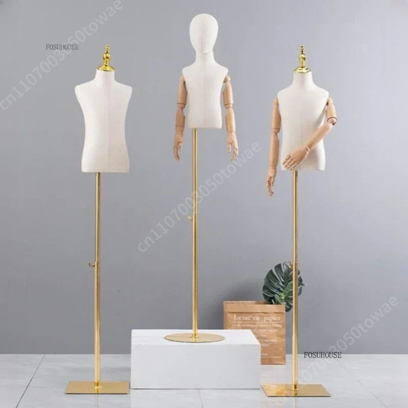 Baby Clothing Store - Mannequin enfant avec bras réglables, buste
