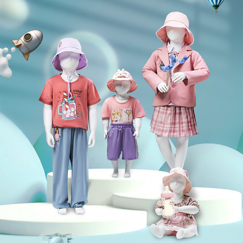 Baby Clothing Store - Accessoires de mannequin pour enfants, présentoir