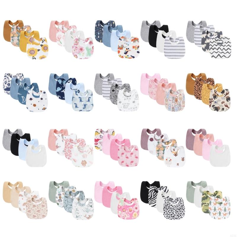 A5YC – paquet 4 pièces tissu r - Printed Bibs Pack avis et prix
