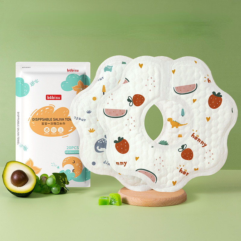 Bavoir jetable pour bébé, 20 p - Printed Bibs Pack avis et prix