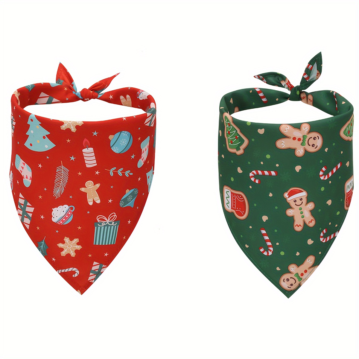 Lot de 2 écharpes de Noël pour - Printed Bibs Pack avis et prix