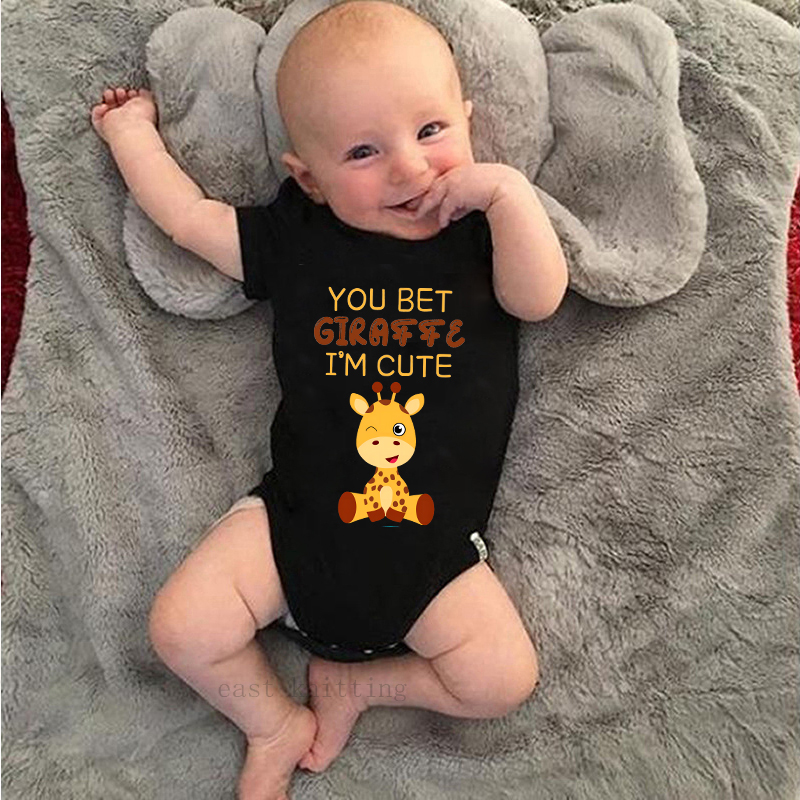 Nouveau mignon girafe imprimé  - Baby Clothing Brand avis et prix