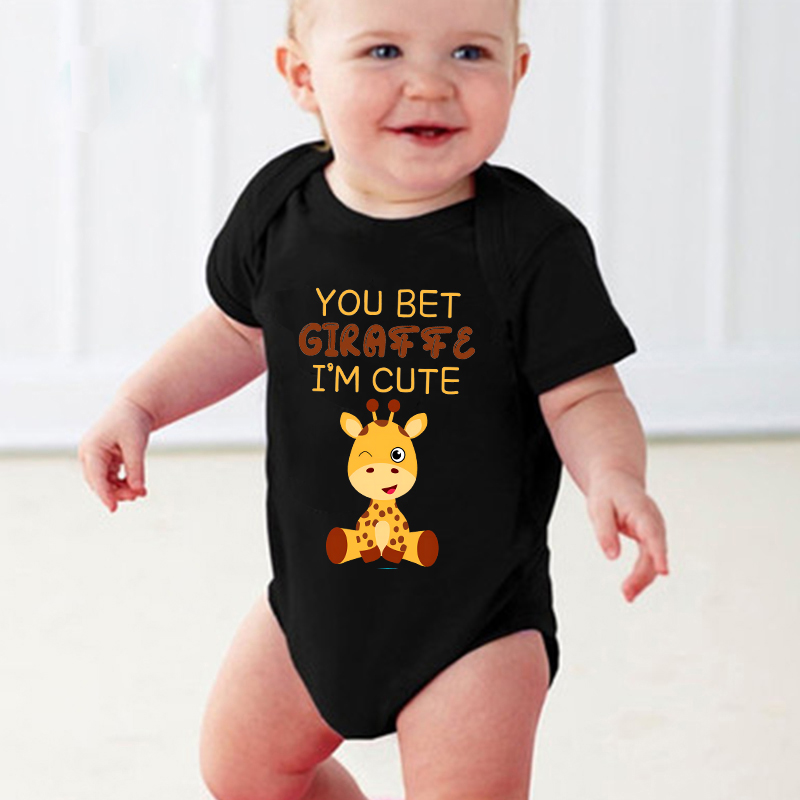 Nouveau mignon girafe imprimé  - Baby Clothing Brand avis et prix