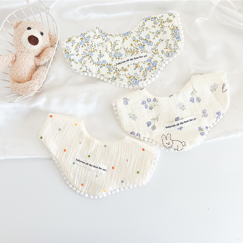 Bavoir en gaze de coton pour b - Printed Bibs Pack avis et prix