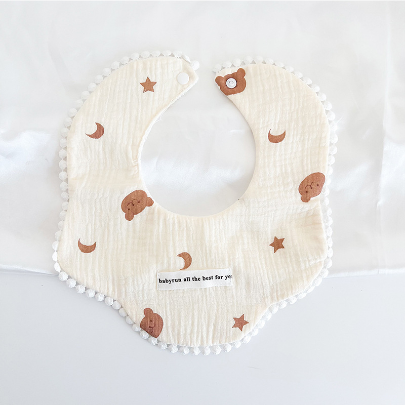 Bavoir en gaze de coton pour b - Printed Bibs Pack avis et prix