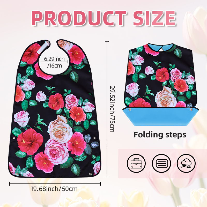 Bavoir imperméable pour adulte - Printed Bibs Pack avis et prix